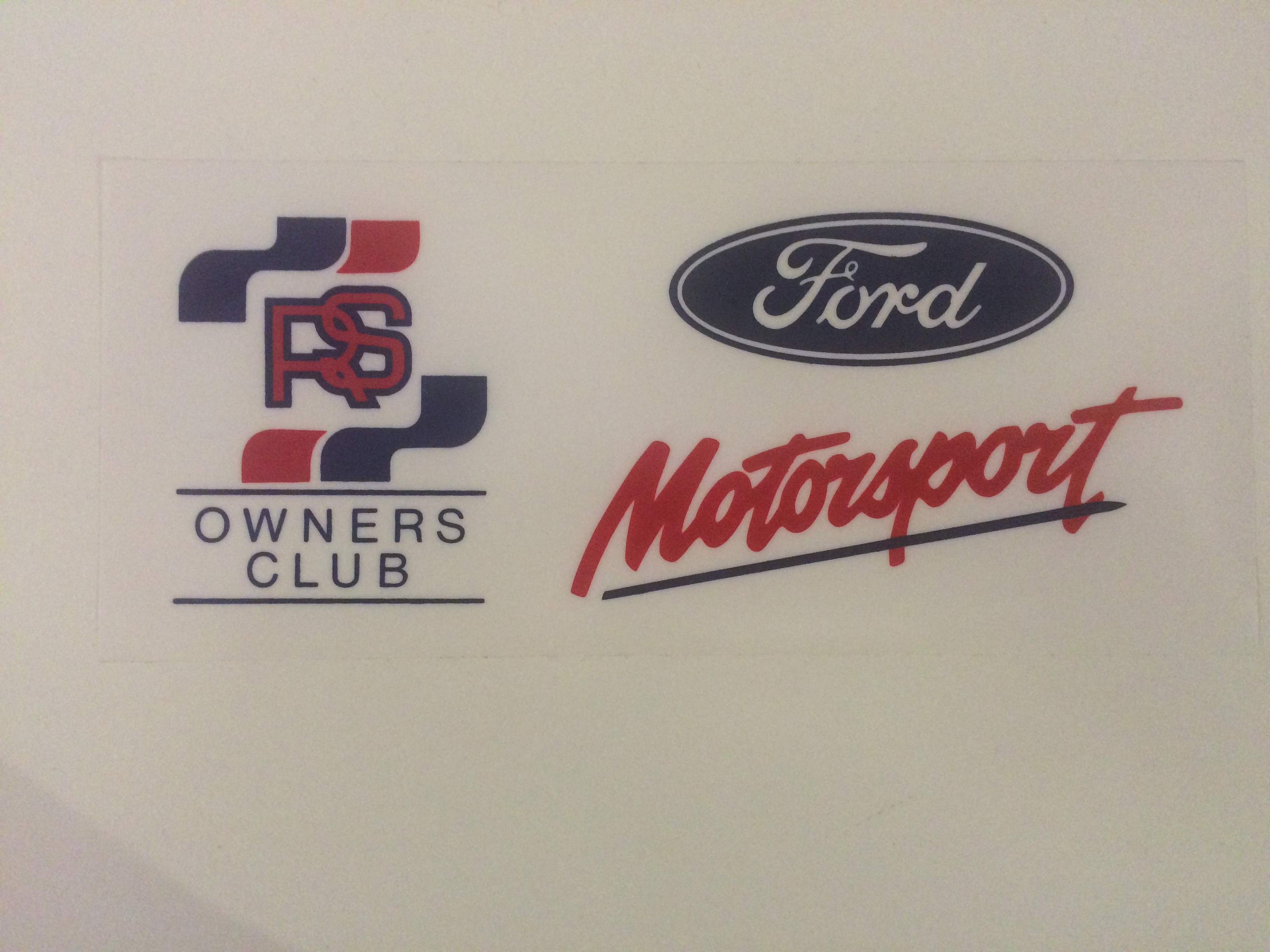 Ford rs owners club merchandise #8